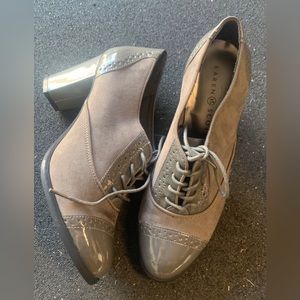 Karen Scott lace up heels - size 8.5